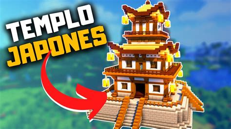 MINECRAFT Templo JAPONES Perfecto Para Survival Tutorial Paso A Paso