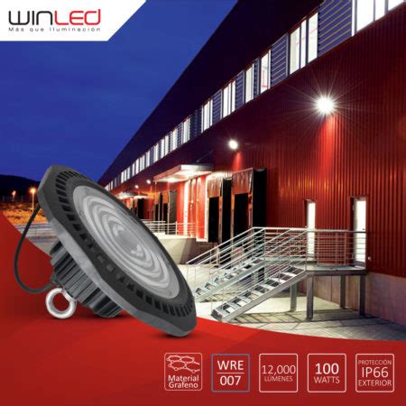 WRE 007 CAMPANA LED SLIM MULTIVOLTAJE 100W BLANCO FRÍO Innlite MX