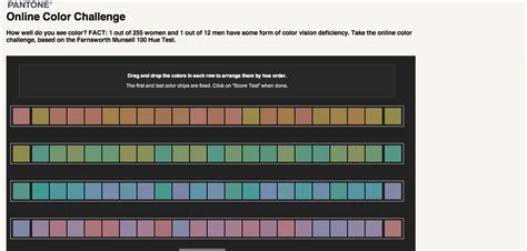 Online Colour Test Challenge | Katie Kershaw