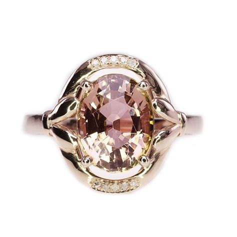 No Reserve Price Igi Report Kt Pink Gold Ring Catawiki