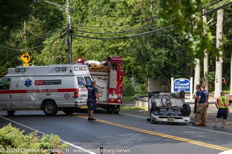 Overturned Vehicle In Roosevelt Midjerseynews