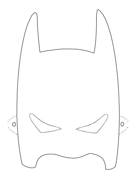 Printable Superhero Mask Cutouts Printable JD