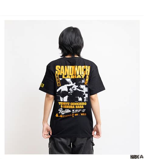 楽天市場 ハードコアチョコレート HARDCORE CHOCOLATE 龍原砲 全身全霊 サンドイッチブラック SS TEE T