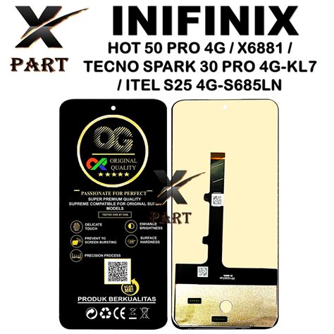 Jual LCD TOUCHSCREEN INFINIX HOT 50 PRO 4G X6881 TECNO SPARK 30 PRO