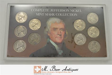 SILVER Coin Set Complete Jefferson Nickel Mint Mark Collection**** Historic US Collection ...