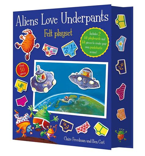 Aliens Love Underpants Fuzzy Felt Uk Freedman Claire Cort Ben 9781471145162 Books