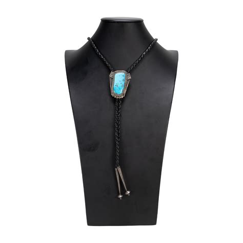 Navajo Morenci Turquoise Bolo At 1stdibs Bolo Atlanta Ga