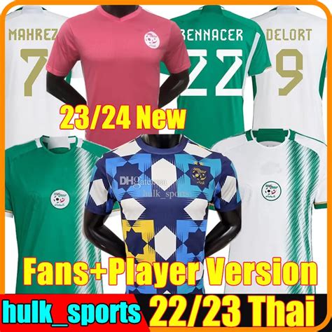 Mejor Precio En A Granel 2023 2024 Algrie Soccer Jerseys Fans Joueur