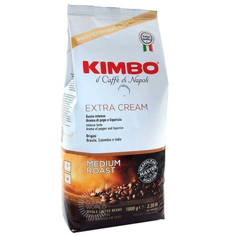 Kimbo Extra Cream 1kg - Kawa ziarnista - Coffee-World.pl