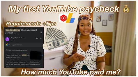 I Received My First Youtube Paycheck How Much Do Small Youtubers Earn