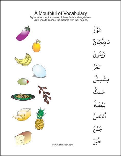 Arabic Worksheets For Grade 2