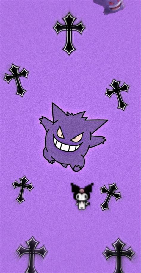 Pin By On Wallpapers Retro Wallpaper Iphone Gengar