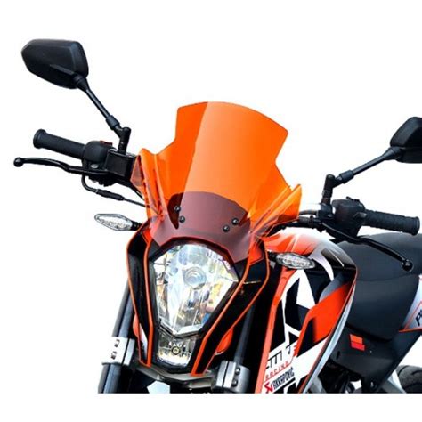 Parabrisas Pantalla Alto Para Turismo Ktm Duke Color