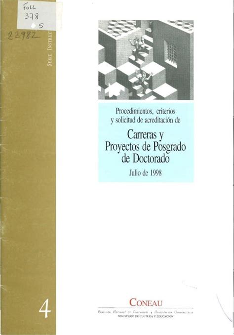 Pdf Procedimientos Criterios Y Solicitud De Acreditaci N De