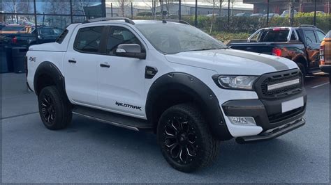 White Ford Ranger Wildtrak Custom Accessories Walkaround At 4x4AT