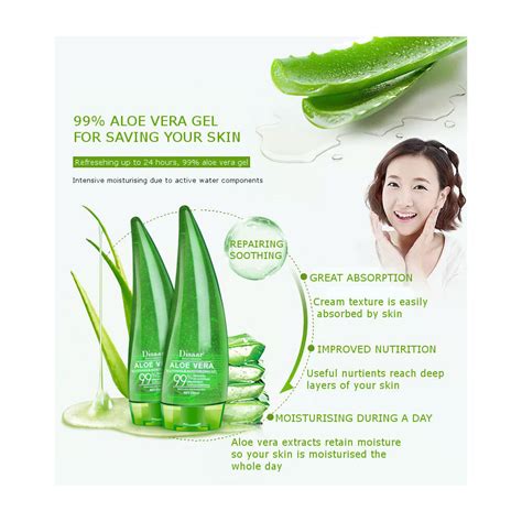 Crema En Gel Calmante Disaar Aloe Vera Al 99 Líquida Altamente Hidratante Muy Suave 260 Ml