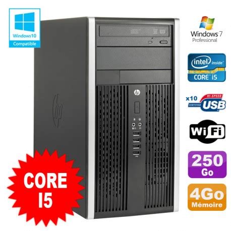 Pc Tour Hp Elite Core I Ghz Go Disque Go Graveur Wifi Win