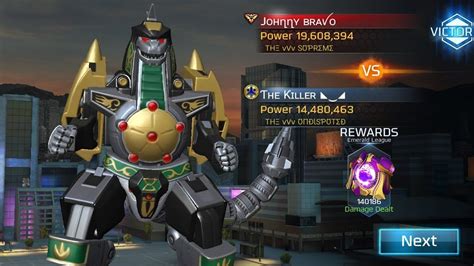 Power Rangers Legacy Wars Megazord Battle Dragonzord Megazord YouTube