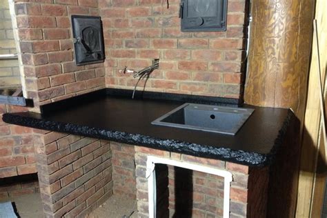 Столешницы из натурального камня. Столешница из сланца. Сланец столешница