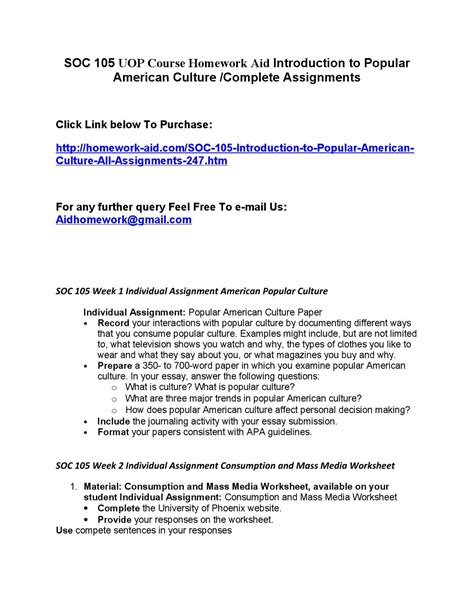 Soc Uop Course All Assignments Homework Aid By Kerrihinkle Issuu