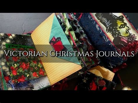 Victorian Gothic Christmas Journals Bah Humbug YouTube