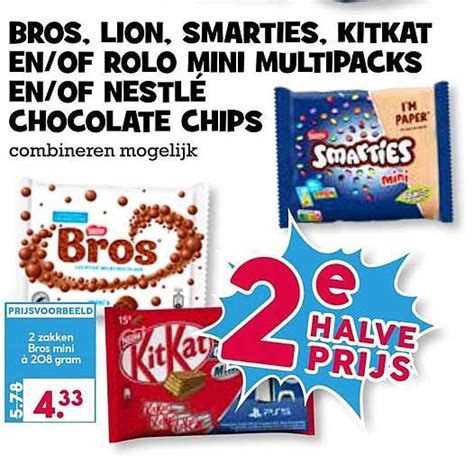 Bros Lion Smarties Kitkat En Of Rolo Mini Multipacks En Of Nestlé