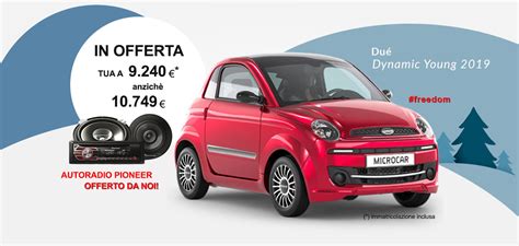 Offerta Promo Microcar Due V3 Dynamic Young Euro4 2019 Carraro Automobili