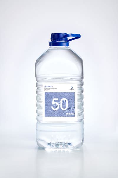 Питьевая вода бездейтериевая LEGKAYA 50 ppm 5 литров Лёгкая вода ...