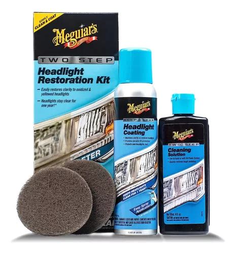 Kit Restaurador De Faros Delanteros Liquido Meguiars De Auto Env O Gratis