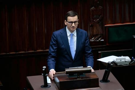 Premier Mateusz Morawiecki Wzywa Lider W Pa Stw Zachodnich By