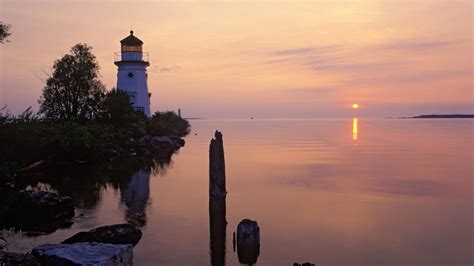 Michigan Lighthouses Desktop Wallpaper - WallpaperSafari