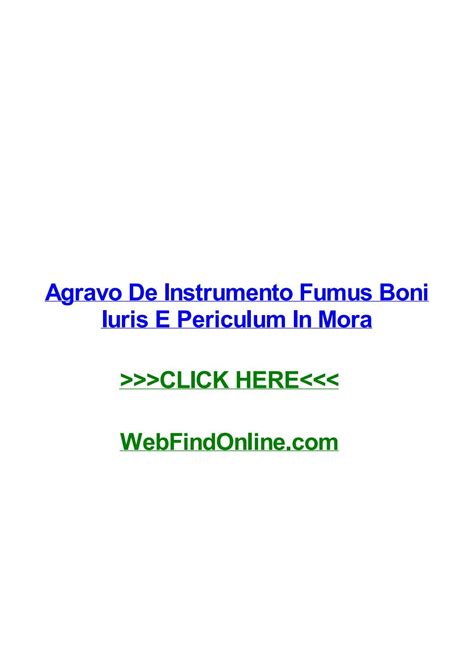 Fumus Boni Iuris E Periculum In Mora