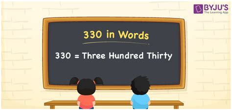 330 In Words How To Write In English 330 Spelling