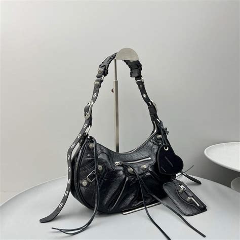 Balenciaga 671307 Le Cagole Small Shoulder Bag In Black AAA Bag