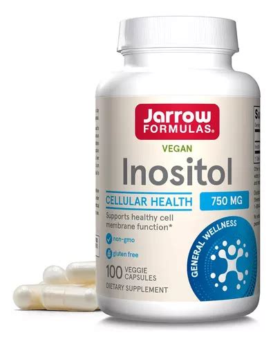 Inositol 750 Mg Jarrow Formulas Apoyo Del Higado 100 Caps