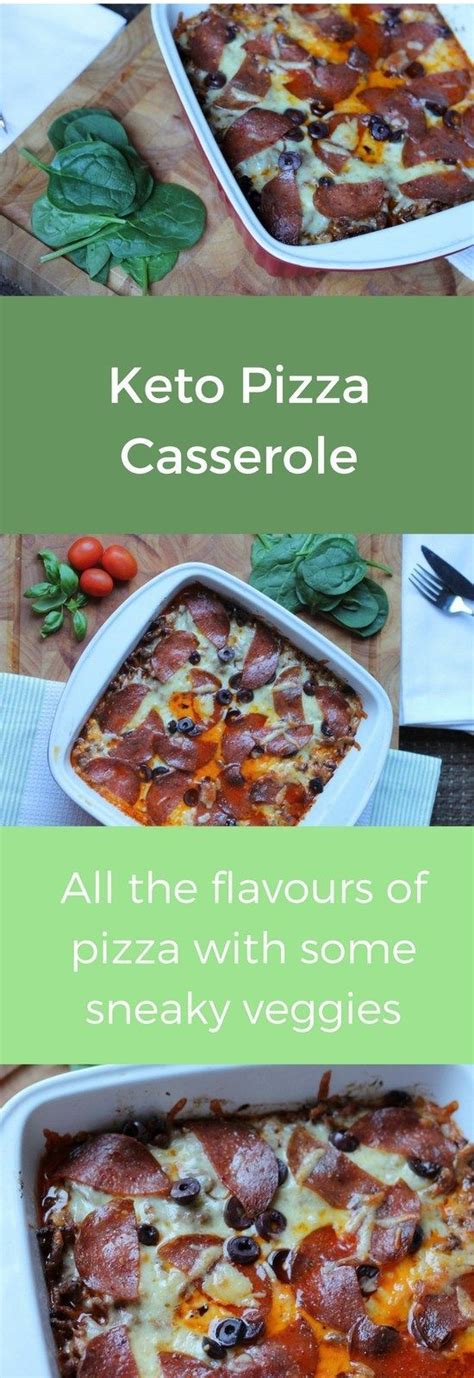 Keto Pizza Casserole Is An Easy And Quick Keto Meal Perfect When You Are Starti Quick Keto