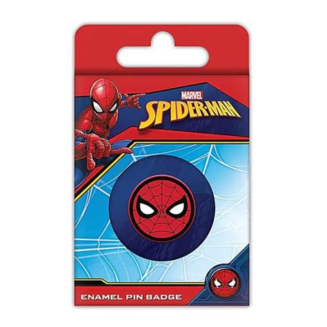 Genuine Marvel Comics Spider Man Icon Logo Metal Enamel Pin Badge T