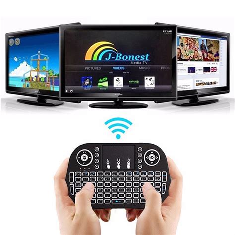 7 kleur Backlit I8 Mini Wireless Keyboard 2.4 ghz ... – Vicedeal