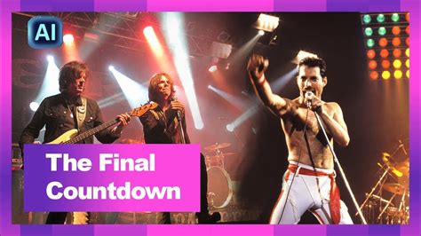 Freddie Mercury The Final Countdown Ai Cover Youtube