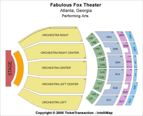 Fabulous Fox Theatre Tickets in Atlanta Georgia, Seating Charts, Events ...