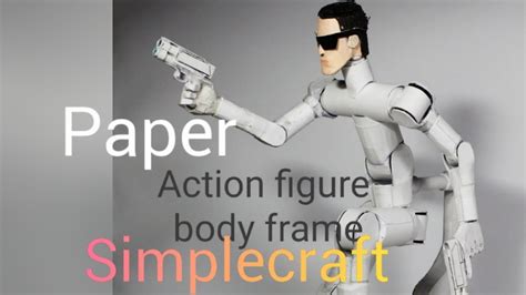 How To Make Action Figure Frame Out Of Paper Simplecraft YouTube