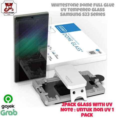Jual Whitestone Dome Glass For Samsung S23 Ultra 23 Plus Tempered Glass ...