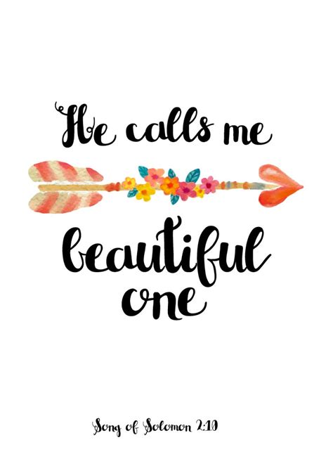 He calls me beautiful one – Song of Solomon 2:10 – Seeds of Faith