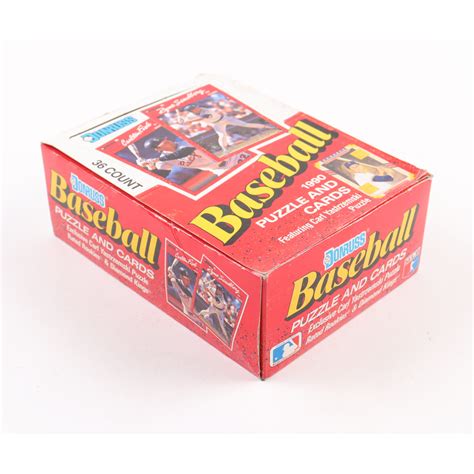 Donruss Baseball Wax Box Of Packs Pristine Auction