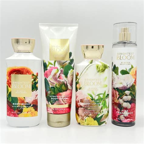 Amazon Generic Bath Body Works Brightest Bloom 4 Piece Bundle