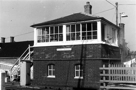 The Transport Library British Rail Signal Box At Onibury In S