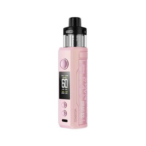 VOOPOO Drag S2 60W Pod System Glow Pink Element Vape