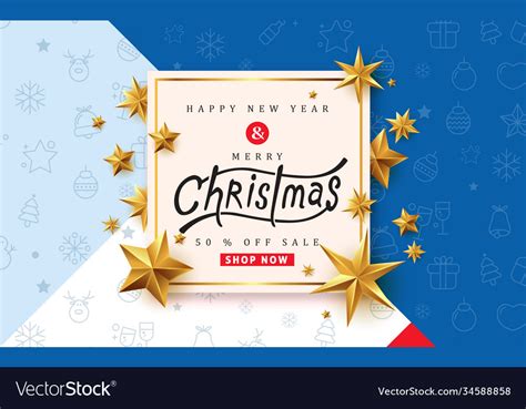 Merry Christmas 13 Royalty Free Vector Image Vectorstock