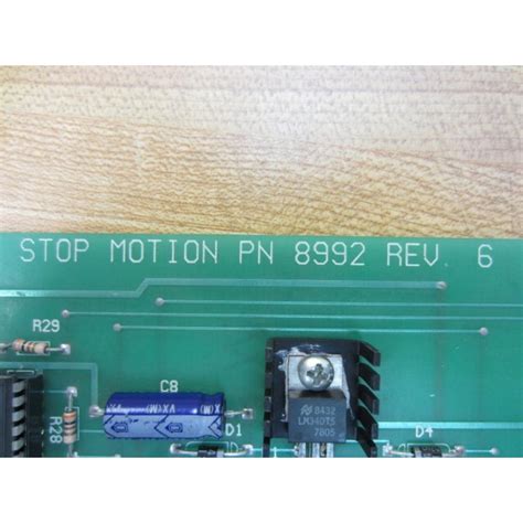 8992 Stop Motion Board 3 Rev6 Parts Only Mara Industrial