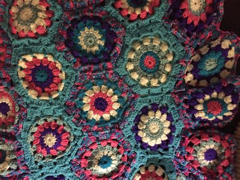 Crochet Hexagon Afghan Pattern | Marci Baun